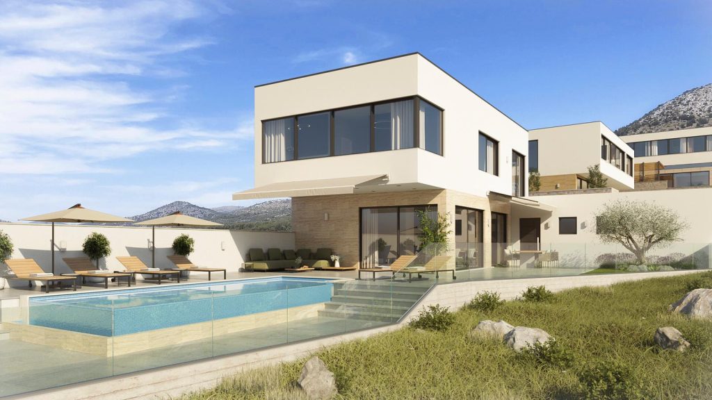 Trogir/Ciovo, modern villa for sale