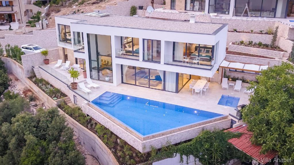 Hvar, Newly built luxurious villa with sea view